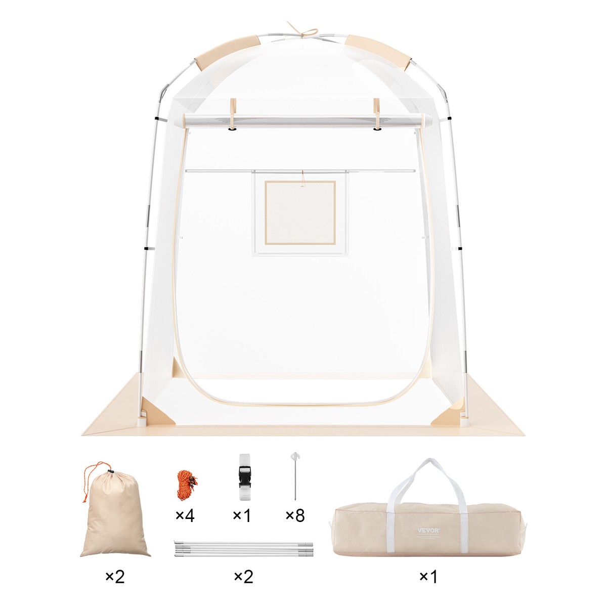 Bubu③ J726 VEVOR Sports Tent Instant Tent Shelter Weather Proof 1 Person