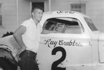 Ray Crabtree & His Modified Stock Car 1955 Nascar Motor Racing 4x6 Photo