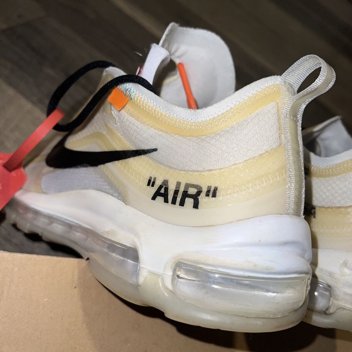 Size 9 - Nike Off-White x Air Max 97 OG The Ten W/ Box Size 9 - Nike Off-White x Air Max 97 OG The Ten W/ Box