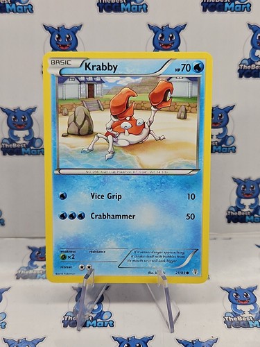 Pokemon Krabby 21/83 Generations NM