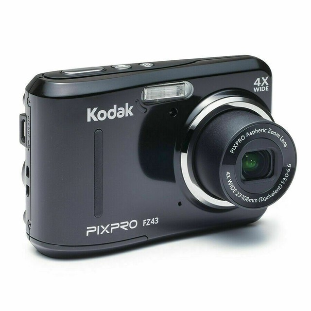 Kodak PIXPRO FZ43 16 MP Digital Camera Black for sale online eBay