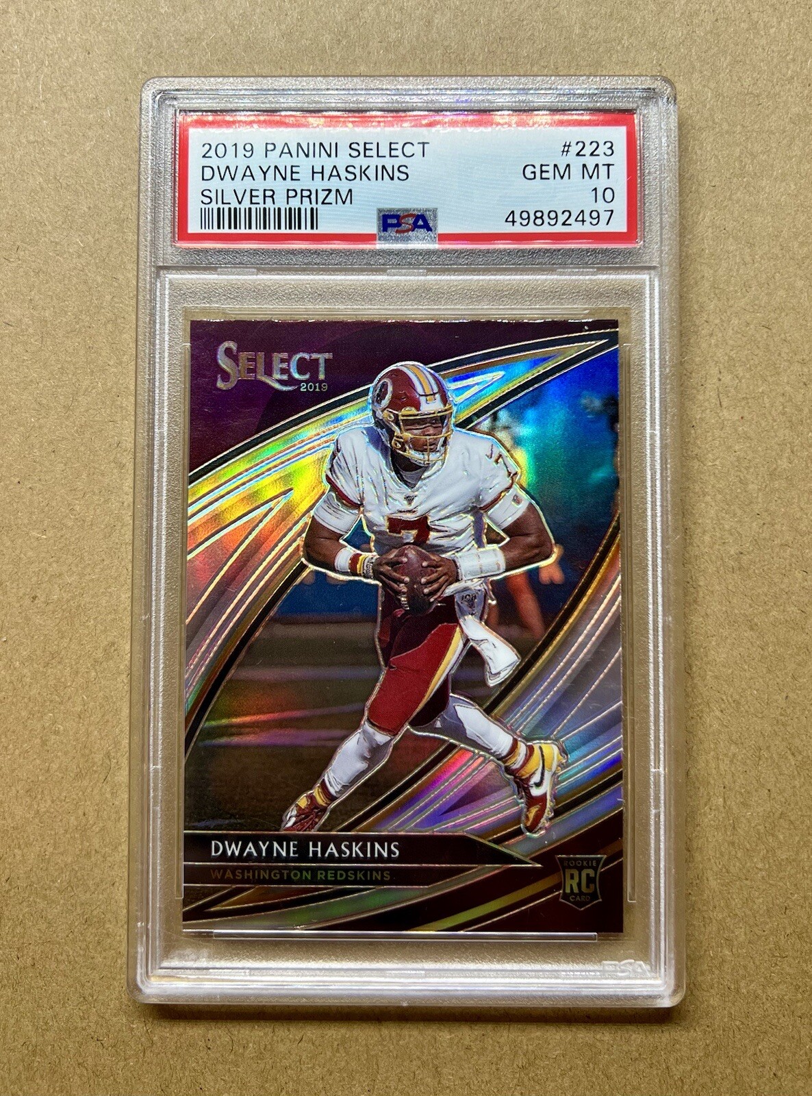 2019 Panini Select Dwayne Haskins Silver Prizm #223 PSA 10