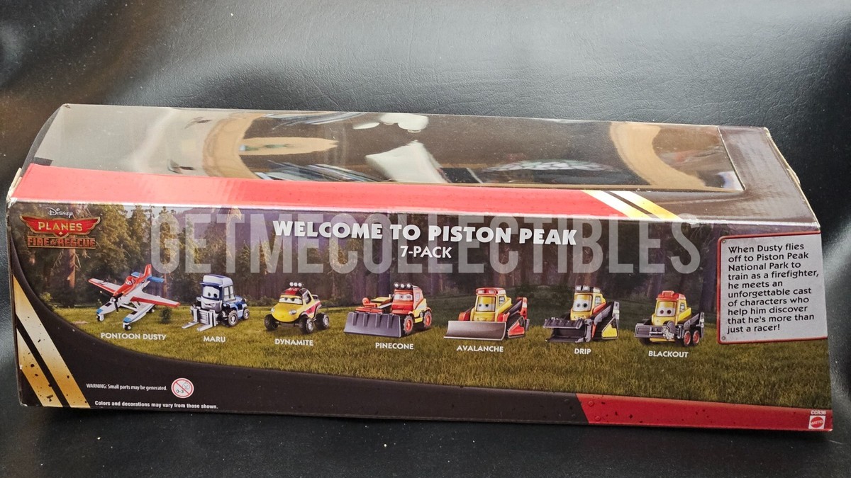 DISNEY PIXAR CARS PLANES FIRE RESCUE WELCOME TO PISTON PEAK 7 PACK