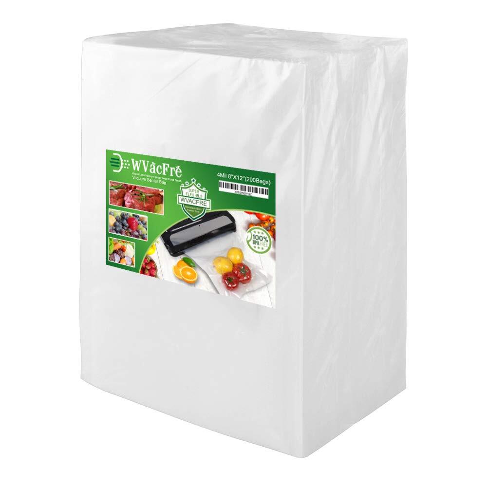 200 Quart 8x12Inch 4mil Commercial Vacuum Sealer Bags BPA-Free