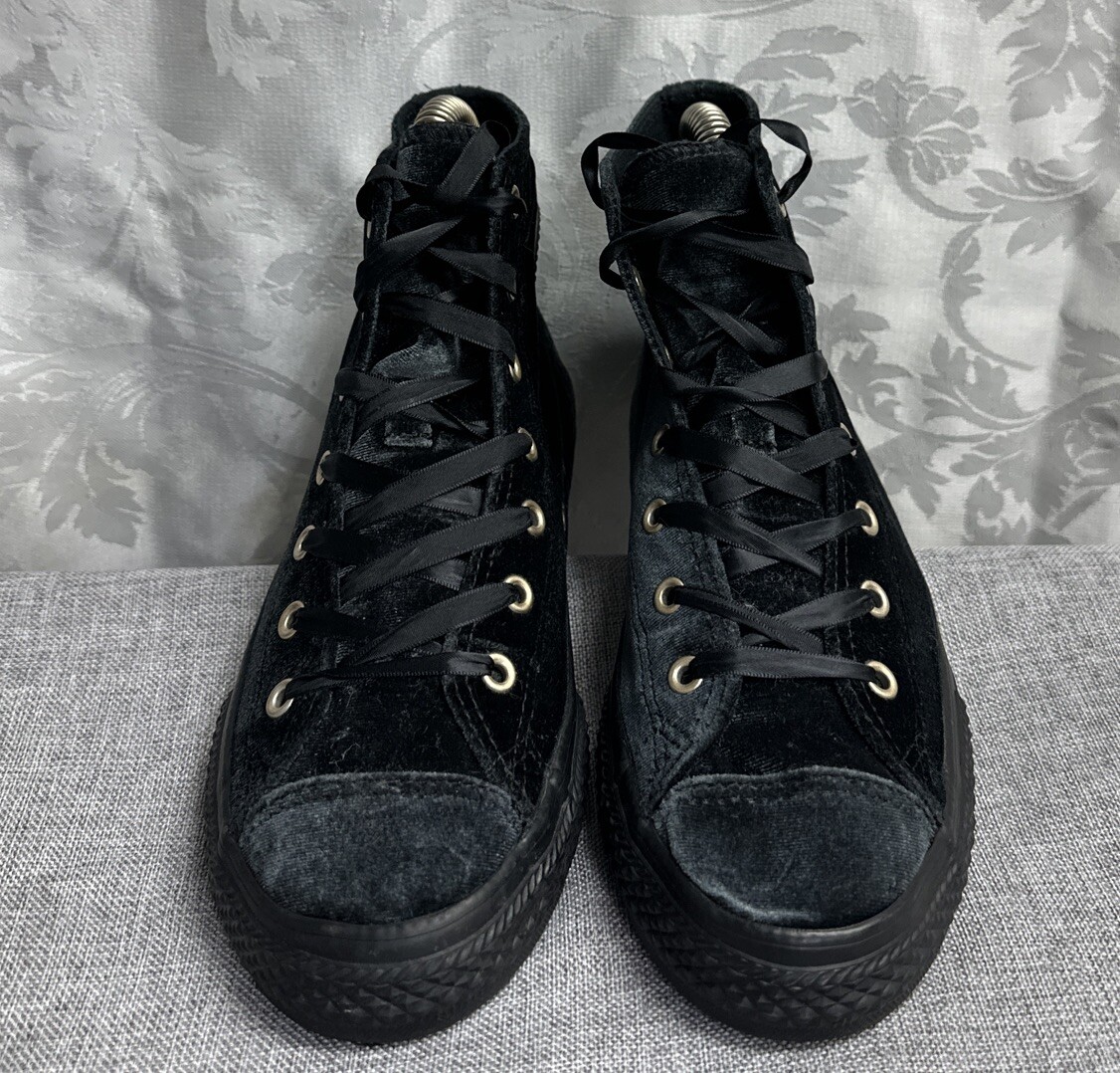 Converse Junior Chuck Taylor All Star Hi Velvet 660348F Black/Gold