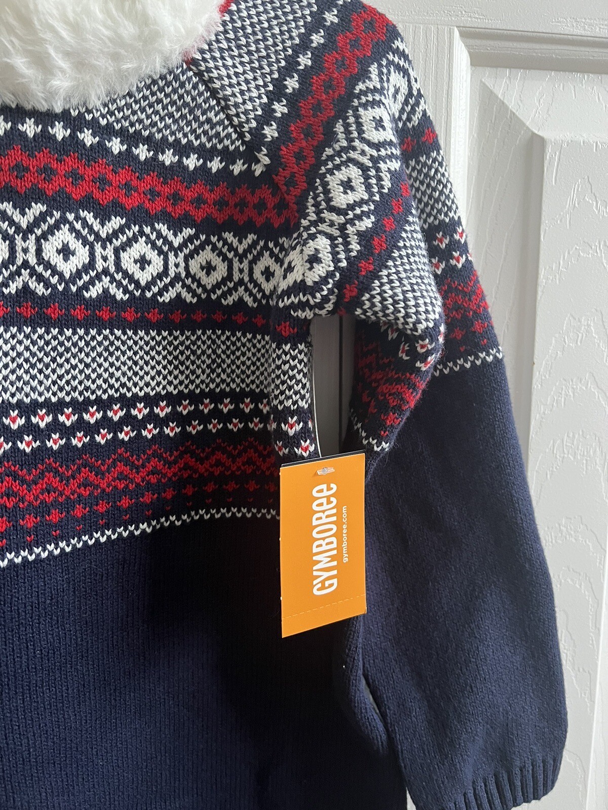 Gymboree Holiday Snowflake Navy Fair Isle Sweater Dress NWT | eBay
