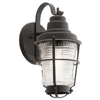 AußEnlampe Wandleuchte Wandlampe Terrassenleuchte Glas IP44 1X E27 H 36,8 Cm