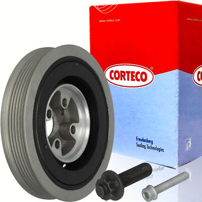 CORTECO 80004333 Riemenscheibensatz Kurbelwelle für A6 GALAXY T4 POLO 1.7D-1.9D