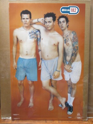 Blink-182 original rock band music band 1999 vintage poster 14734