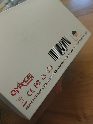 SWORD ART ONLINE II ANIME Wireless Earphones YUUKI ASUNA model Orange NIB Sealed - Picture 6 of 6