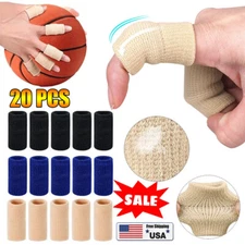 20PC Exercise Finger Cuff Breathable Elastic Finger Strap to Ease Arthritis Pain