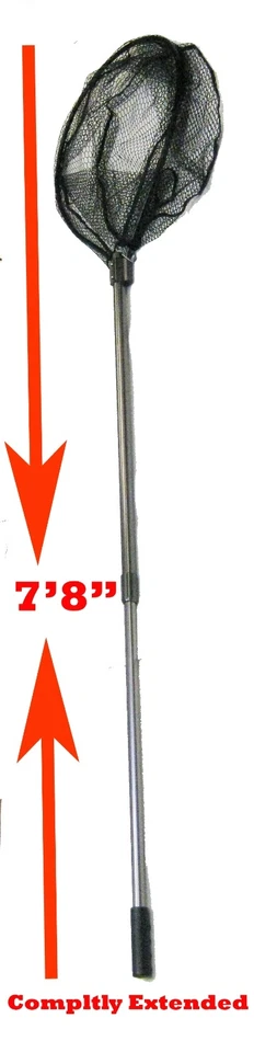 KUFA SPORTS FC7052 Red de aterrizaje de aluminio retráctil malla de goma (FC7052) Foto 2 de 4