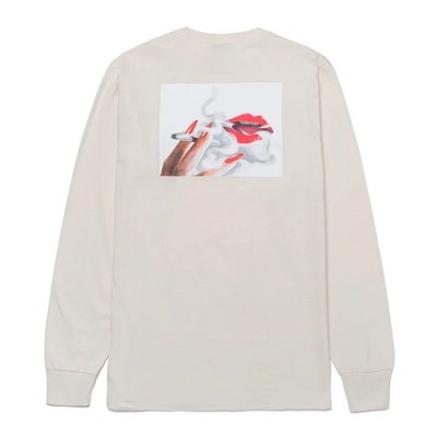 Huf Worldwide Skateboard Shirt T-Shirt Tee Longsleeve Seductive Natural in L