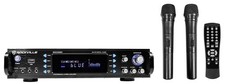 Rockville RPA70WBT 1000w 2-Ch USB Bluetooth Pro/Karaoke Amplifier/Mixer 2 Mics