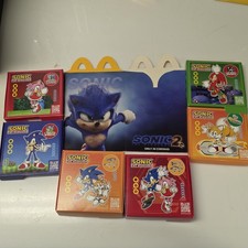 Lot Of 6 2023 Sonic The Hedgehog McDonald's Happy Meal Toys Canada/Australia/UK