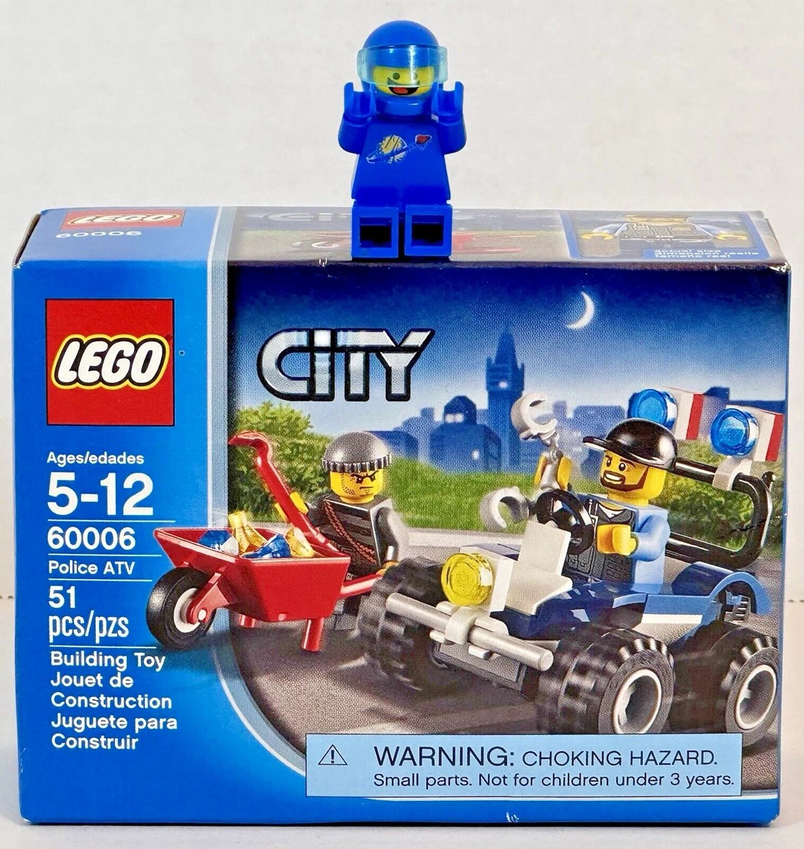 LEGO (60006) CITY: Police Atv - New Sealed Retired - Cops Robbers