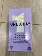One A Day Pregnancy Recovery Postnatal Multivitamin 60 Softgels Exp. 05/2026