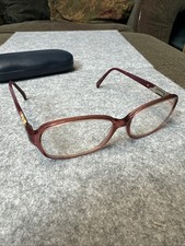 SAFILO EMOZIONI EM4042 JNW Eyeglass Frame ONLY Italy 53-16-135 Maroon Crystal