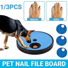 Rotating Dog Nail Scratch Board Removable Pet Slow Feeder Dog Nail File Toy Cat