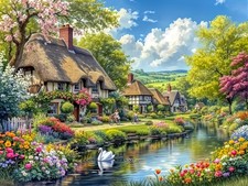 Diamond Art Kits for Adults Landscape, DIY 5D Diamond Painting Kit for Beginn...