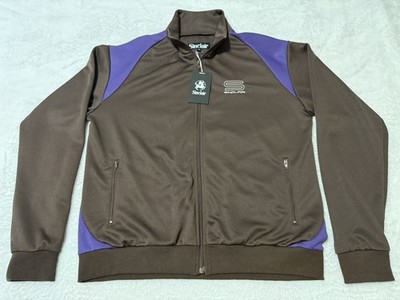 Sinclair Global Tech Logo Track Jacket Brown Purple Size XL