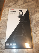 Smartphone Video Kit Vlogging Kit Youtuber Kit with Microphone Light Tripod