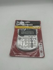 Texas Instruments TI-1795SV Solar Desktop Calculator Silver Compact Office