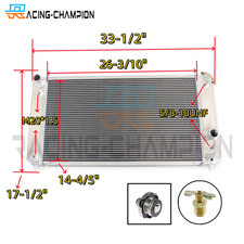 CC1826 For 1986-2005 2000 Chevy S10 LS Swap 26.3"W Core 4Row Aluminum Radiator