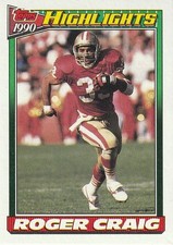 Roger Craig 1991 Topps #2 – San Francisco0 49ers