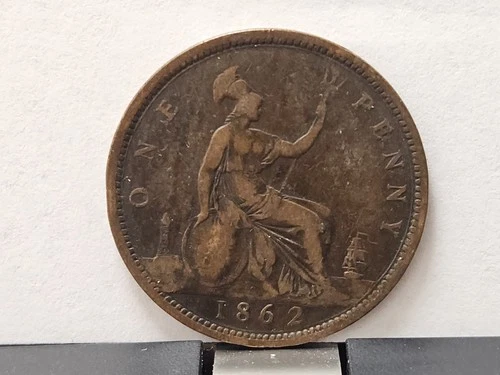 1862 Victoria Penny — photo from the most recent tracked eBay sale
