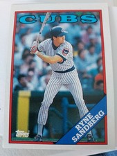 MLB Ryne Sandberg Lot of 6 Cards 1988 - 1990