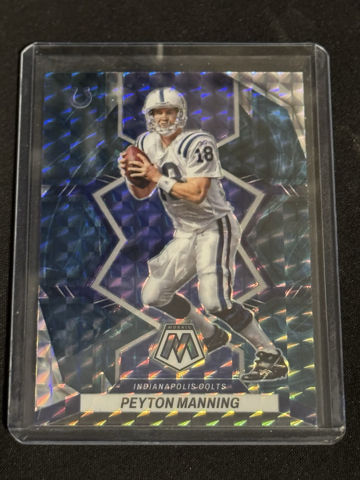 2022 Peyton Manning  Genesis Mosaic Prizm #87