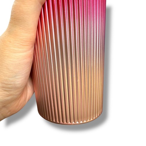 Bicchiere Starbucks 24 oz rosa ombreggiato vacanza tazza fredda edizione limitata riutilizzabile - Foto 4 di 10