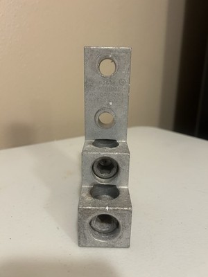 Ilsco PB2-600-2N 2 Hole Aluminum Panel Board Lug