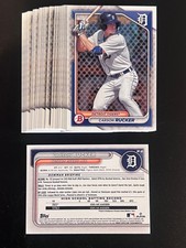 2024 Bowman Carson Rucker Prospects LOT OF 27 CARDS #BP-65 Detroit Tigers