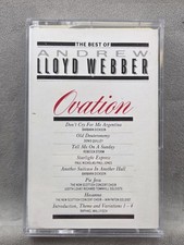Andrew Lloyd Webber   Ovation - The Best Of Andrew Lloyd Webber. Cassette Tape