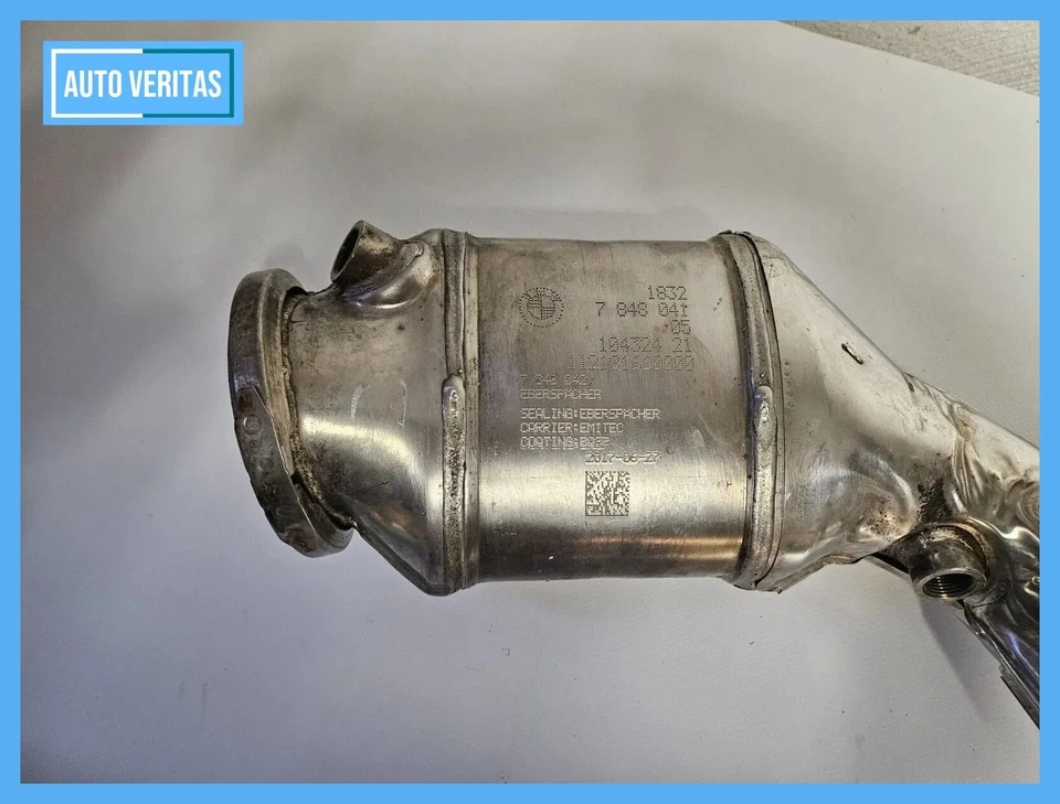 Original BMW F80 M3 F82 F83 F87 Catalyst exhaust catalytic converter 7848041 - Image 3 of 4