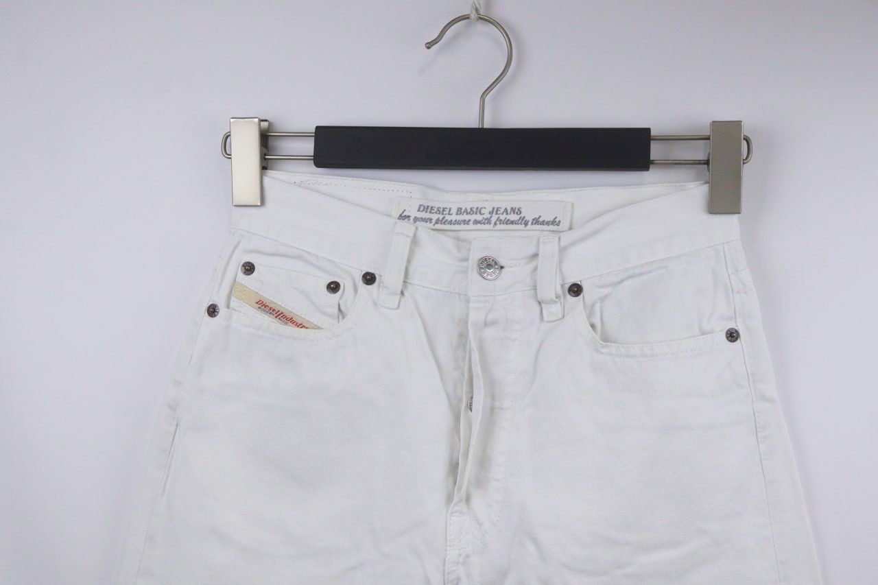 DIESEL Denim White Regular Straight Basic Jeans S… - image 2