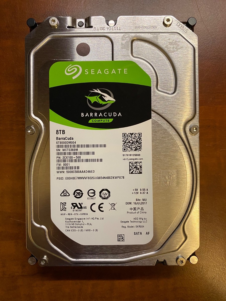 Seagate Barracuda 8TB HDD 3.5