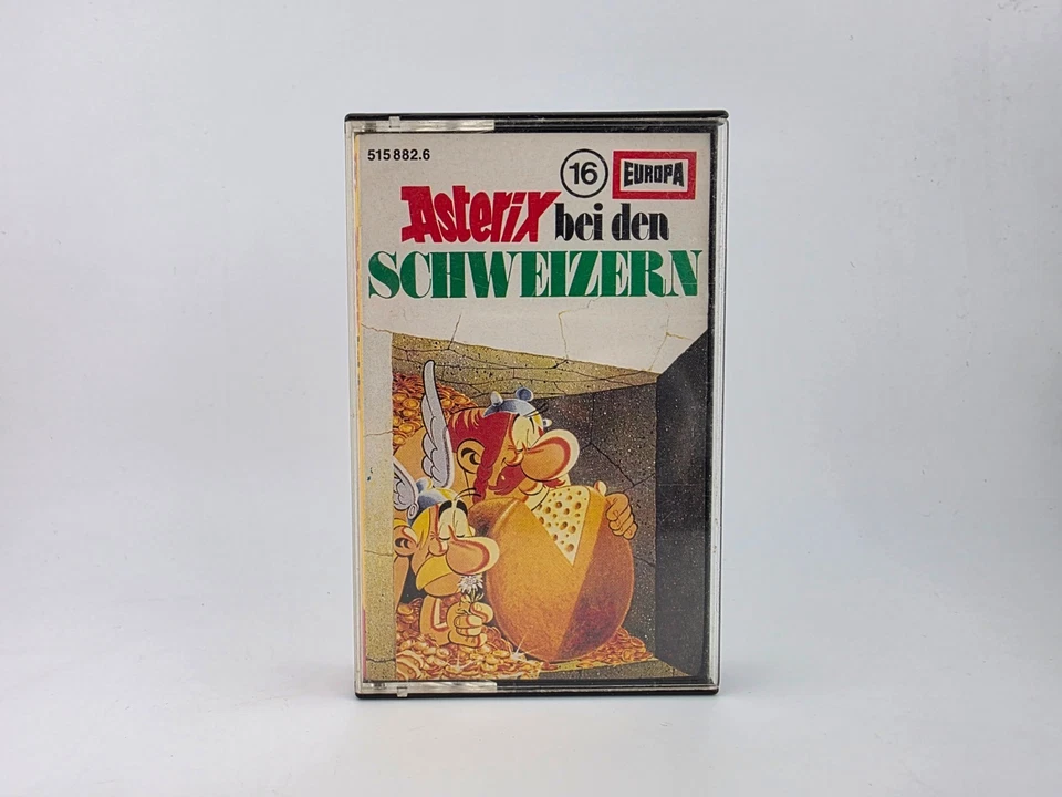 Asterix 16 bei den Schweizern Europa MC Kassette hellblau #1 - Bild 3 von 4