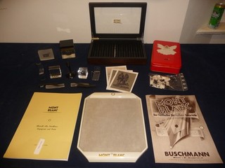 montblanc kugelschreiber utensilien werbe presentation aufsteller broschüre uvm.