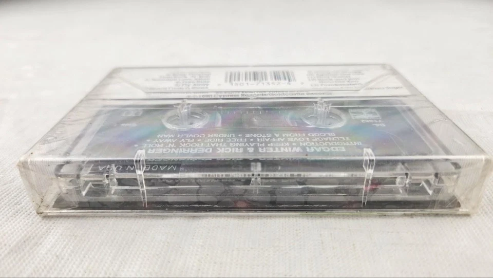 Live in Japan by Edgar Winter and Rick Derringer Cassette Tape - New, Sealed Foto 3 de 4