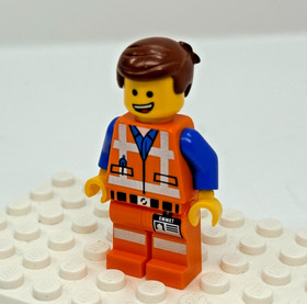 LEGO Movie 2015 Minifigure Emmet 2-Sided Head Lopsided Sad / Happy tlm096 70818