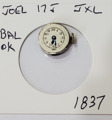 WOMENS    JOEL   17J     JXL     WRIST WATCH MOVEMENT    #1837