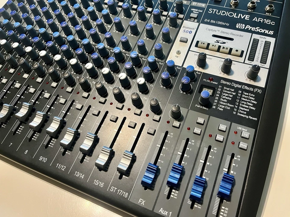 Presonus StudioLive AR16c Analogmischpult 18-Kanal 18x4 USB 2.0 Audio-Interface - Bild 3 von 4