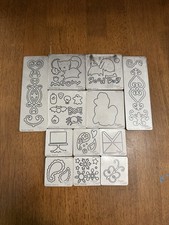 Cuttlebug Provo Craft Dies Embossing Plates Accessories Lot Of 12 Holiday Random