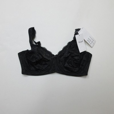 Triumph Stellina W Damen Bügel BH 40D Schwarz Spitzenbesatz Vollschale