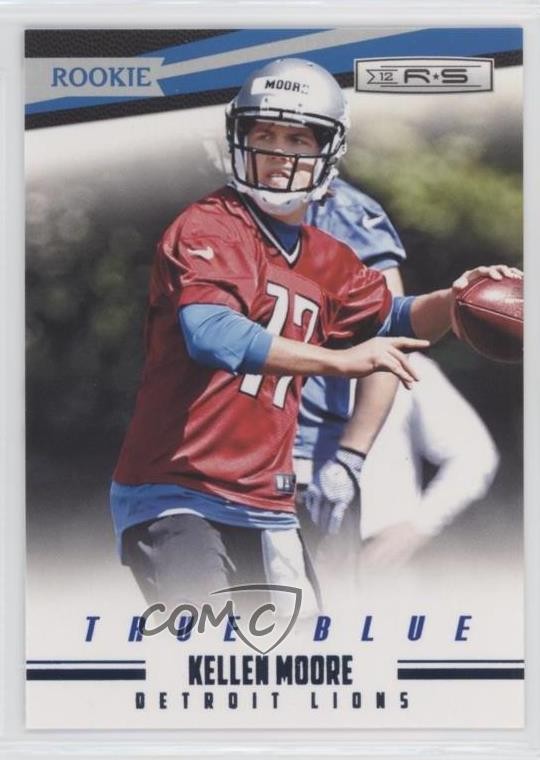 2012 Panini Rookies & Stars Rookie True Blue Kellen Moore #182 RC 9aj