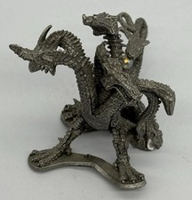 Ral Partha Pewter Dragon Hydra with Crystals, specifically model PP807.