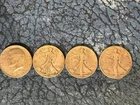 3 walking Liberty, 1 1964 Kennedy silver 1/2 dollars